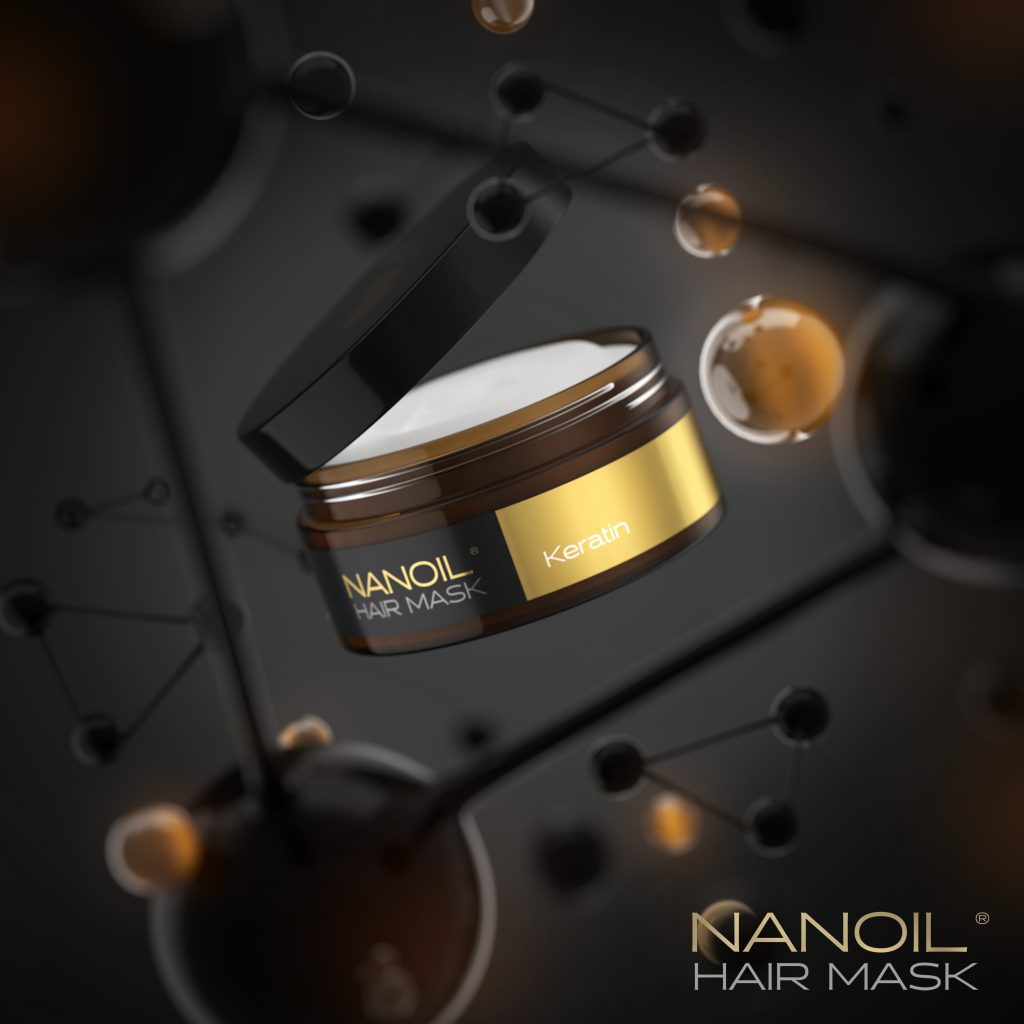 Nanoil Keratin Hair Mask: Plano de regeneração profissional para si