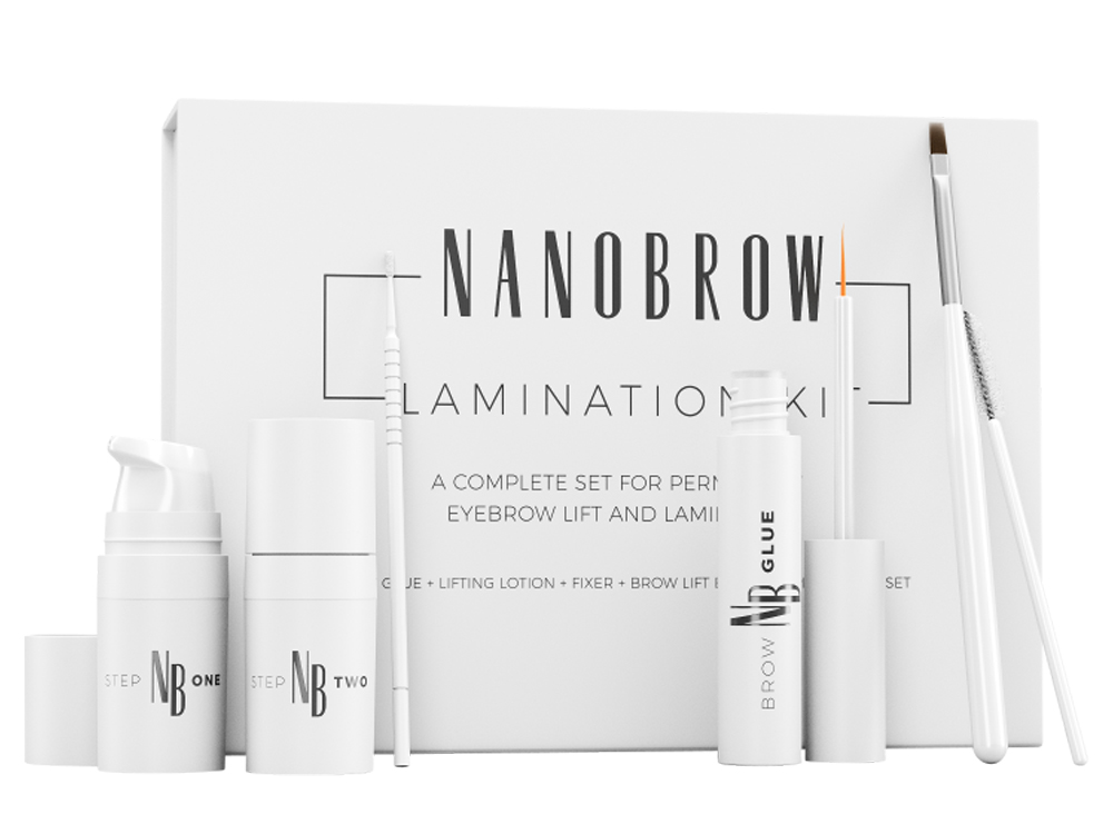 Kit de laminação e lifting de sobrancelhas prático